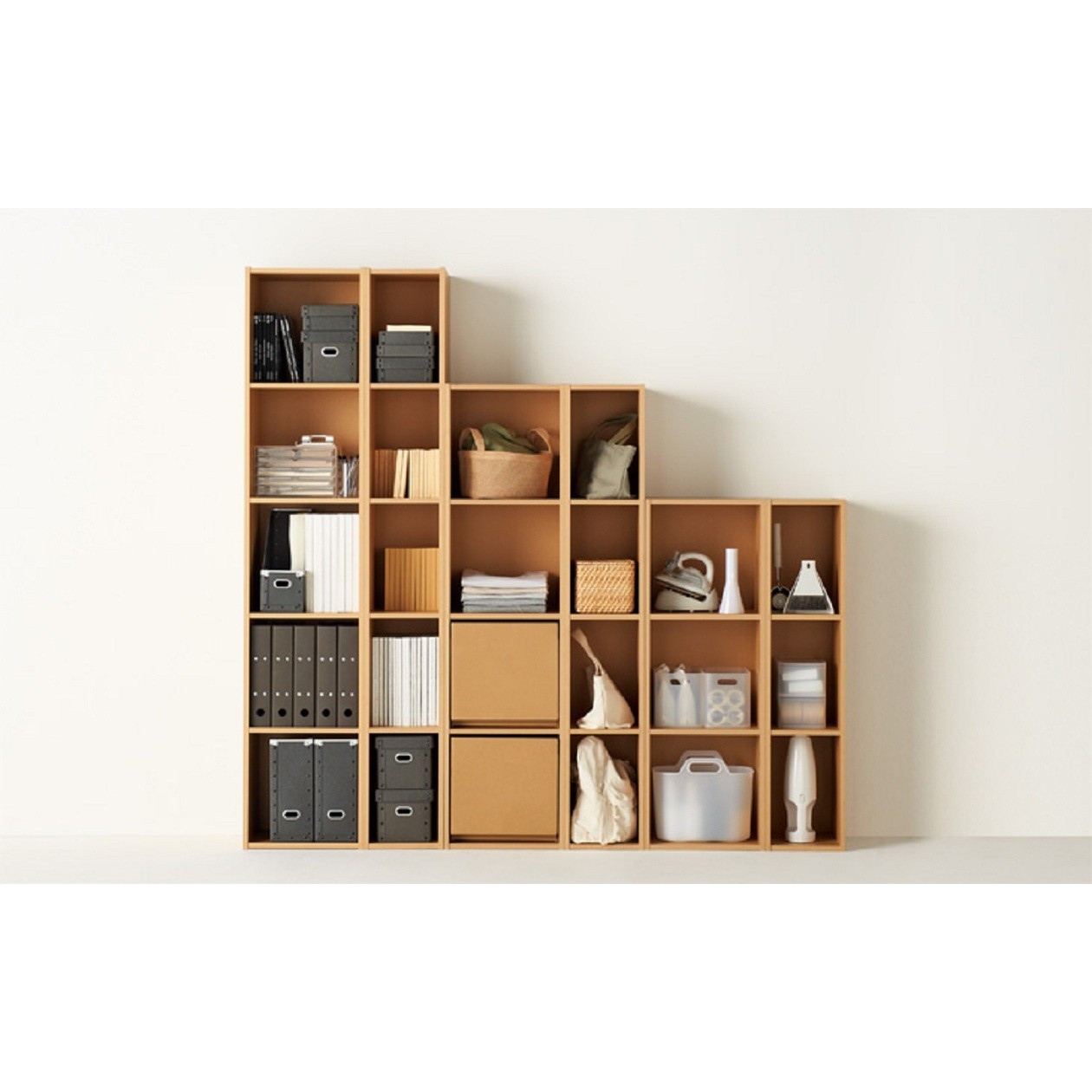 Regał HDF szeroki 5 segmentów