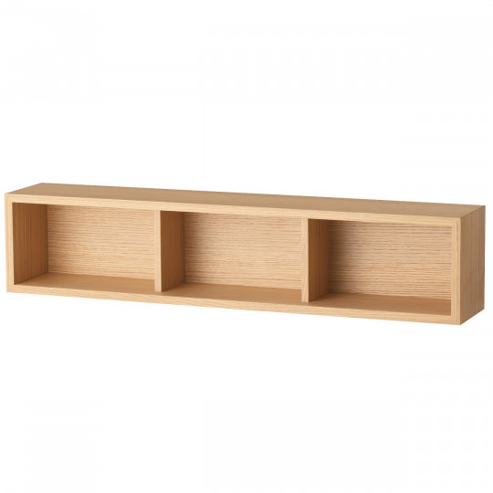 Półka ścienna moduł 3 dąb - 88cm