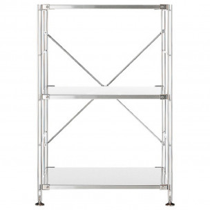 Wąski regał stalowy z 3 półkami 58 x 41 x 83cm