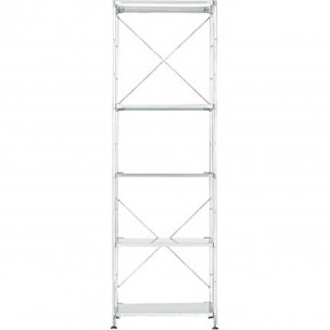 Regał stal nierdzewna wąski 5 półek