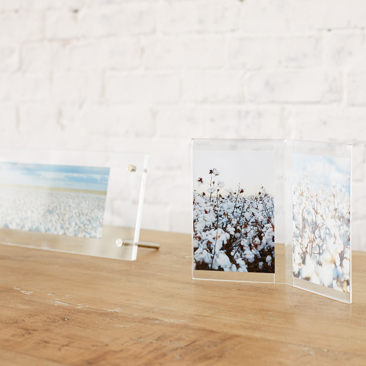 Ramka akrylowa podwójna 9x13cm