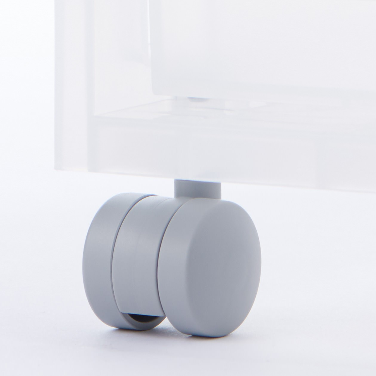 Wózek PP wąski 4 szuflady płytka/głęboka 18x40x83cm