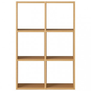 Regał dębowy zestaw 2x3 82 x 28,5 x 121cm