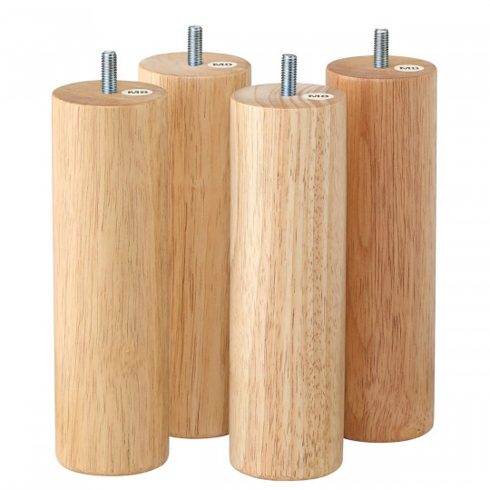 Nogi do łóżka systemowego dąb - 20cm