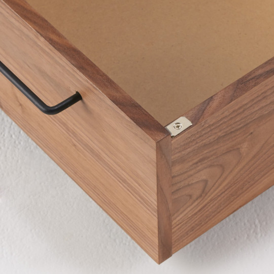 Szuflada do łóżka systemowego 19 cm orzech