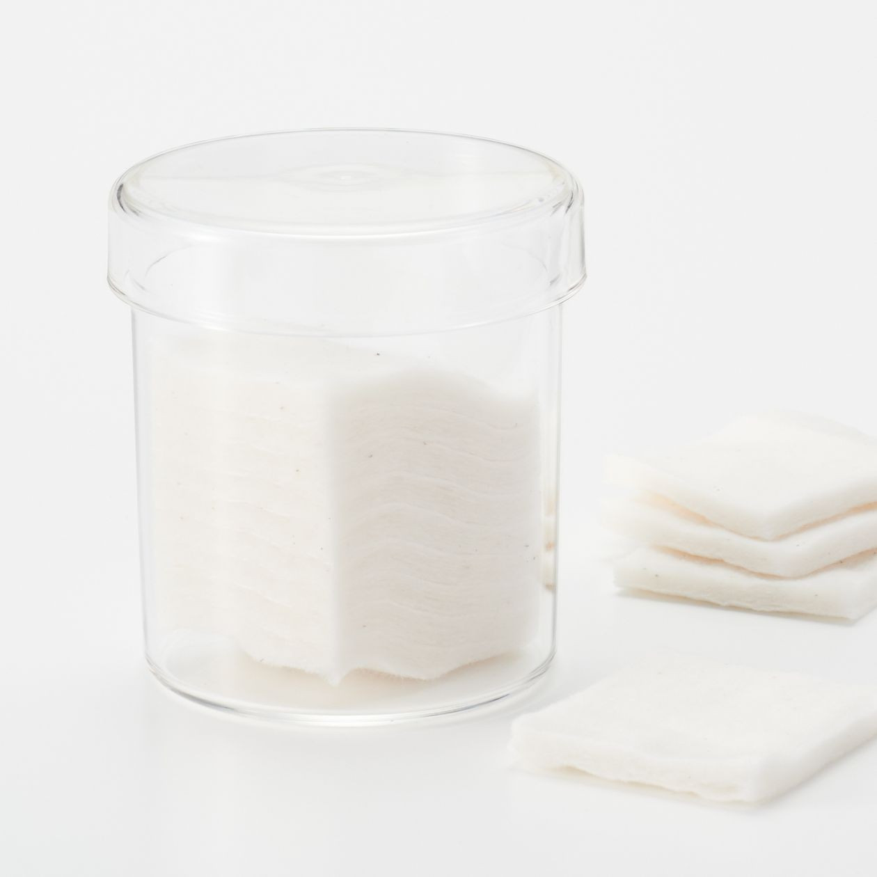 Pojemnik z pokrywką akrylowy okrągły L