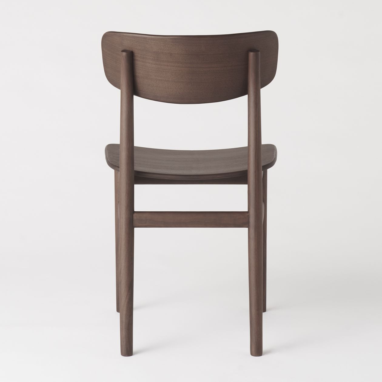 Krzesło profilowane orzech