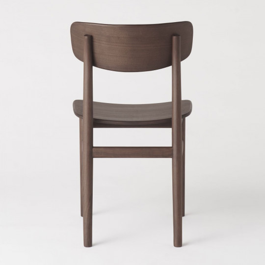 Krzesło profilowane orzech