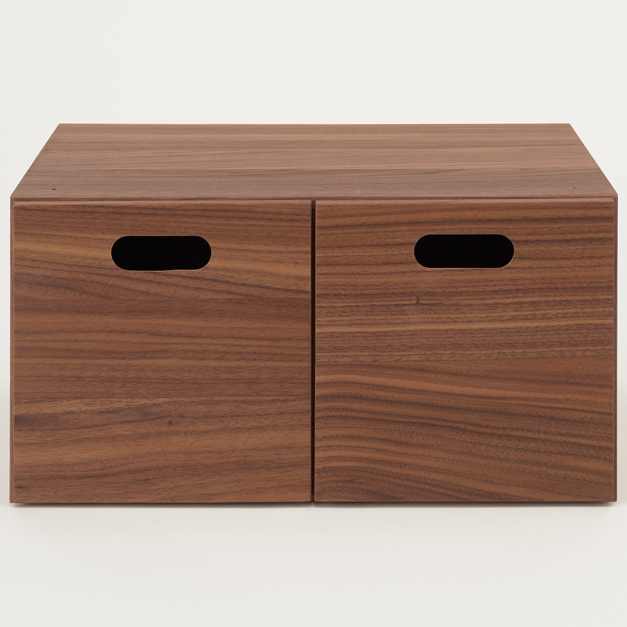 Regał orzech - szuflady 1/2 zestaw 2 37x28x18,5cm
