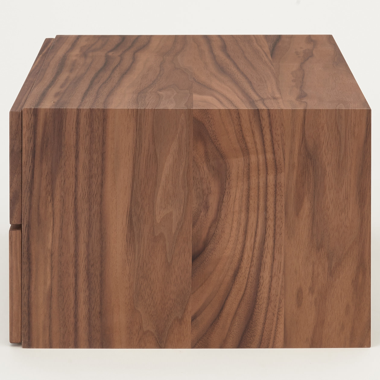 Regał orzech - szuflady 1/2 zestaw 2 niskie 37x28x18,5cm