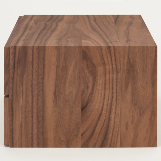 Regał orzech - szuflady 1/2 zestaw 2 niskie 37x28x18,5cm