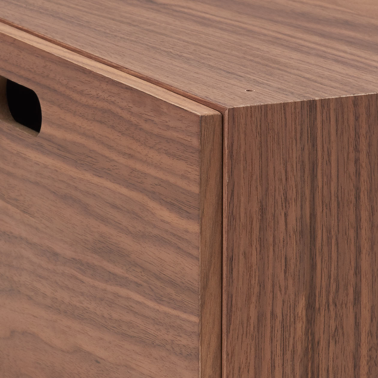 Szuflady regał orzech 1/2 1 wysoka