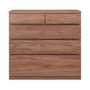 Komoda 5 szuflad orzech