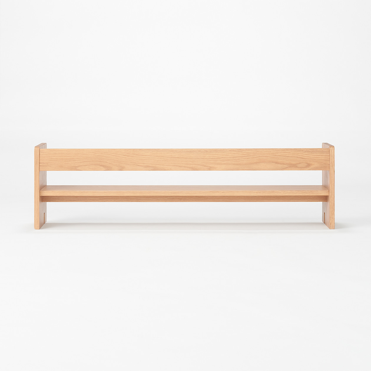 Biurko dąb z szufladami - półka na biurko 109x20x30cm