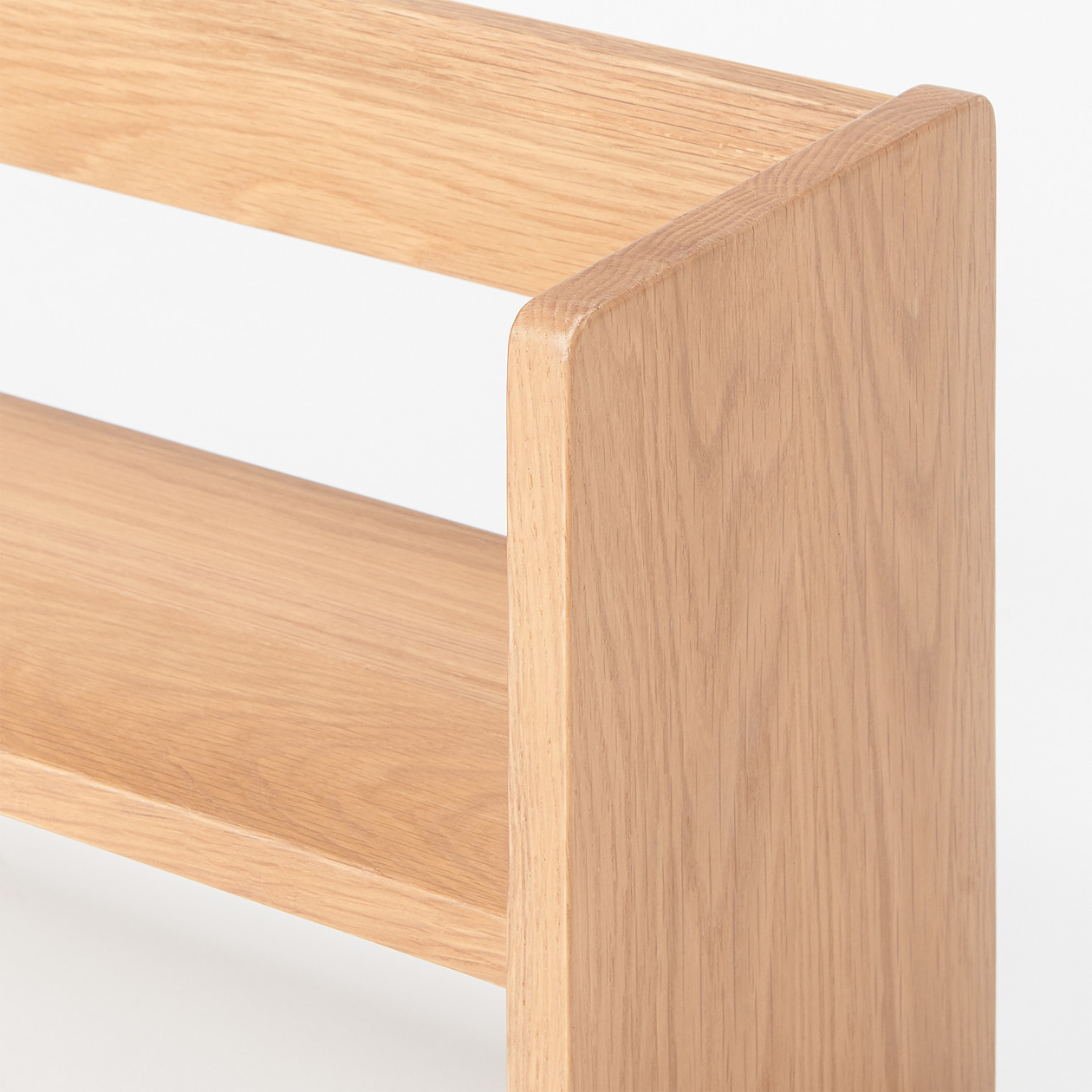 Biurko dąb z szufladami - półka na biurko 109x20x30cm