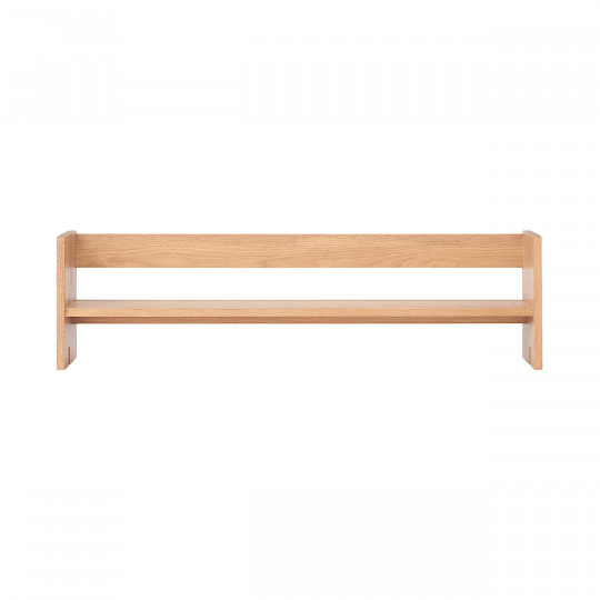 Biurko dąb z szufladami - półka na biurko 109x20x30cm