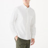Męska koszula z bawełny oxford w kolorze białym