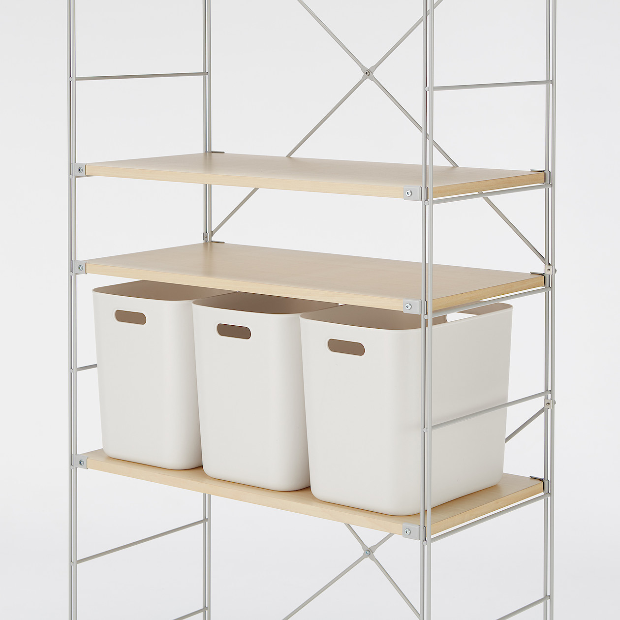 Pojemnik PE 25.5x36x32cm biały