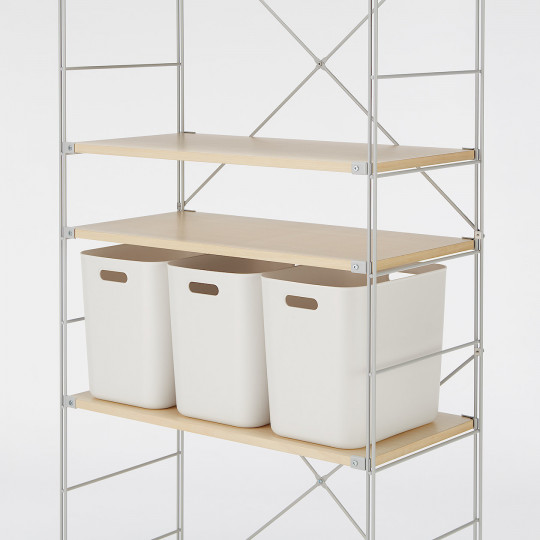 Pojemnik PE 25.5x36x32cm biały