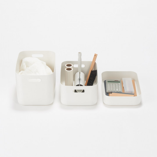 Pojemnik PE 25.5x36x16cm biały