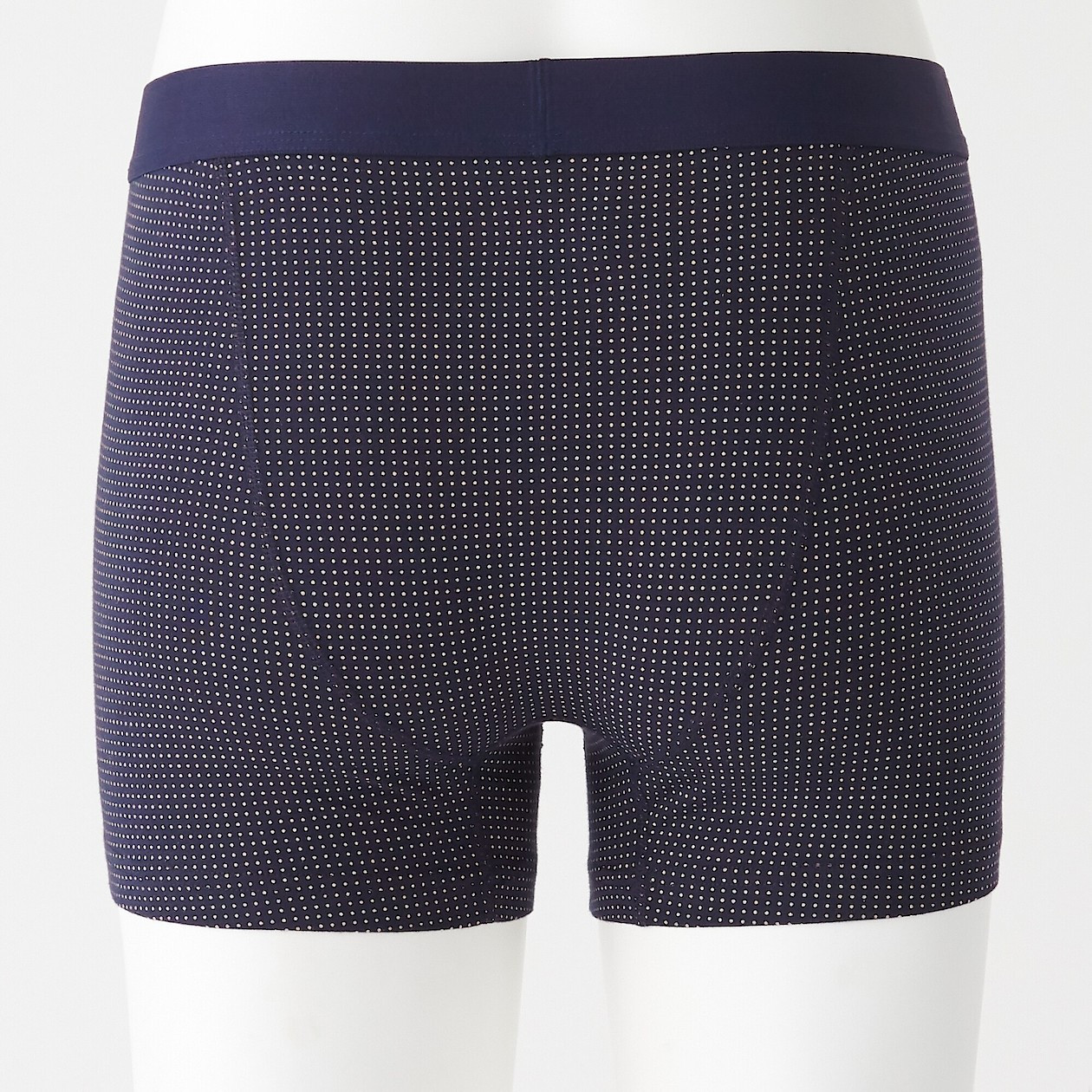 Bokserki jersey kropki navy