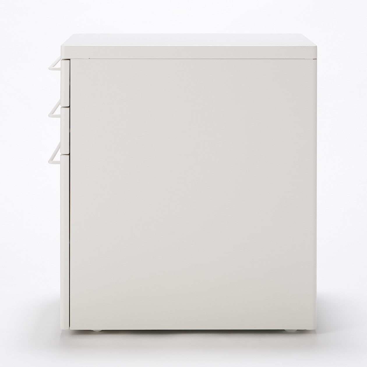 Szafka biurkowa kontenerek stal jasny szary