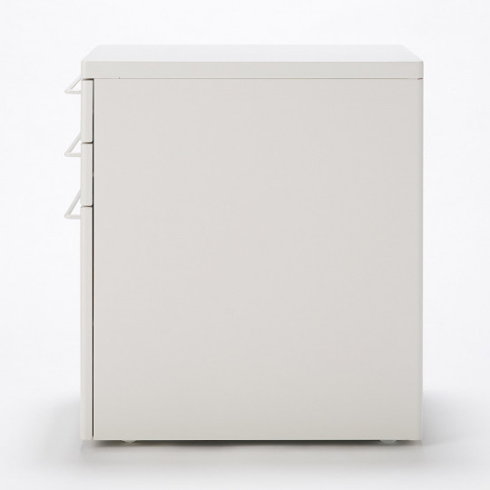 Szafka biurkowa kontenerek stal jasny szary