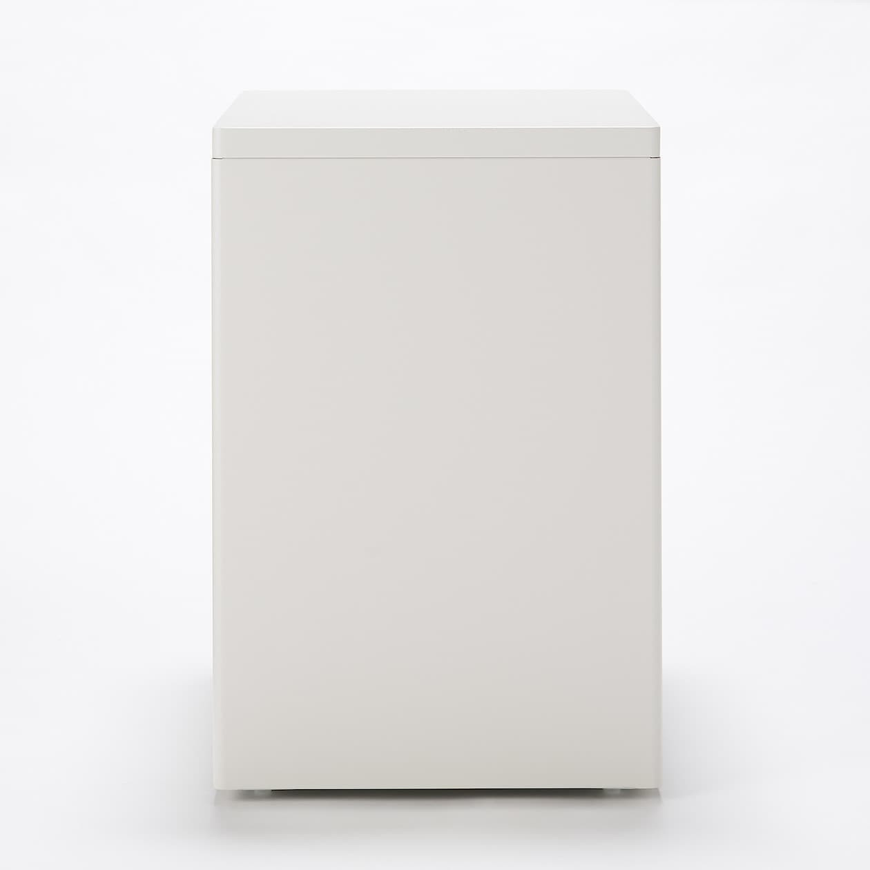 Szafka biurkowa kontenerek stal jasny szary