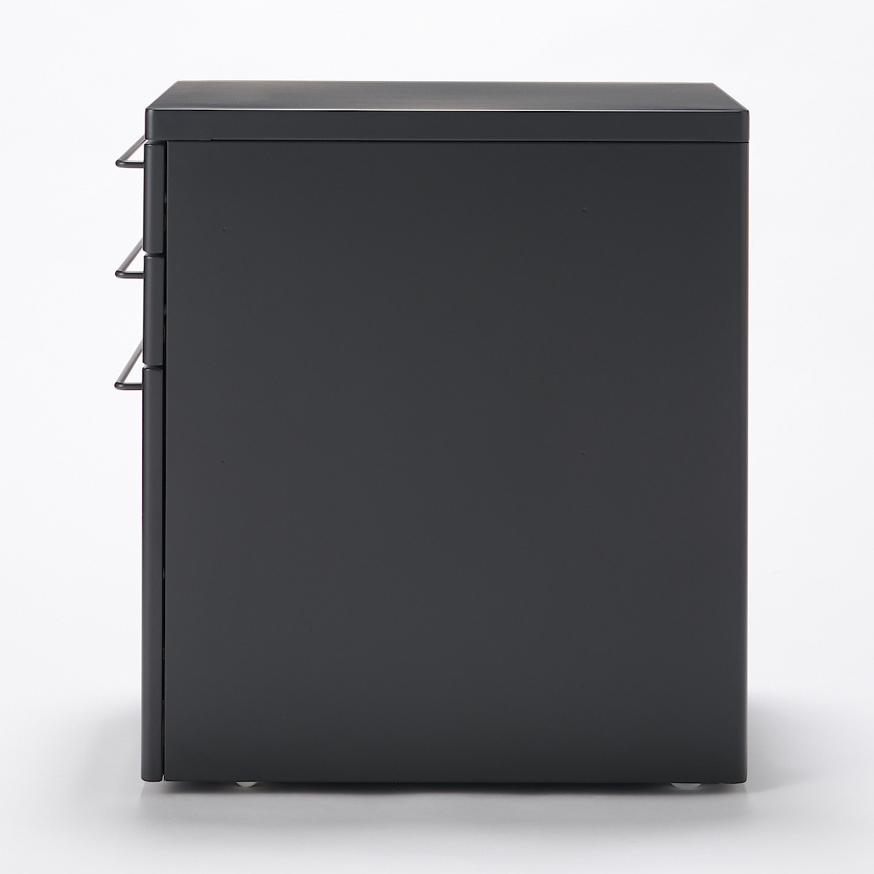 Szafka biurkowa kontenerek stal ciemny szary