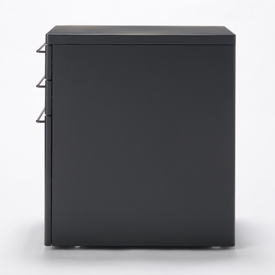 Szafka biurkowa kontenerek stal ciemny szary