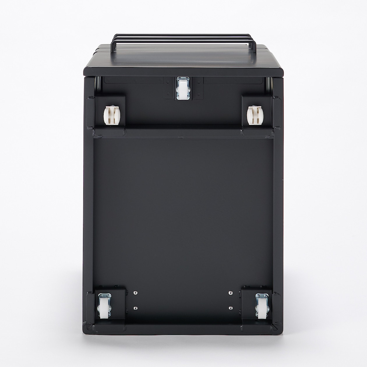 Szafka biurkowa kontenerek stal ciemny szary