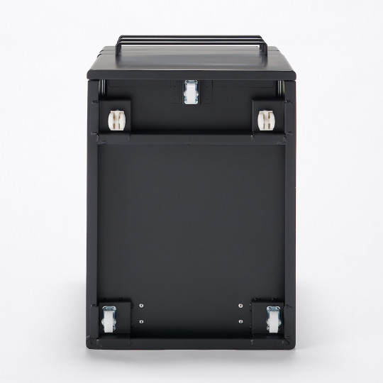 Szafka biurkowa kontenerek stal ciemny szary