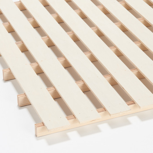 Łóżko z wezgłowiem pojedyncze 100 x 201.5 cm sosna