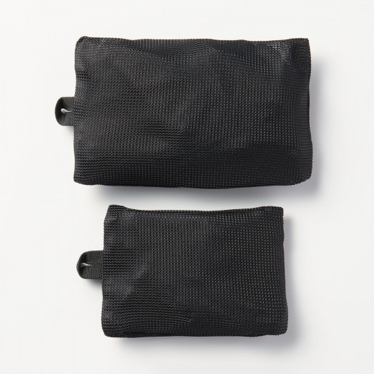 Pokrowiec na ubrania czarna siatka S