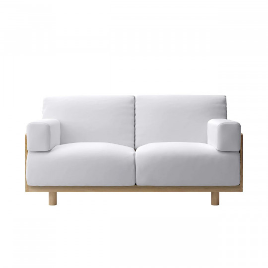 Sofa w dębowej ramie 2S