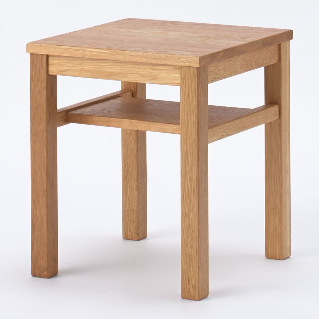 Stolik nocny / taboret dąb