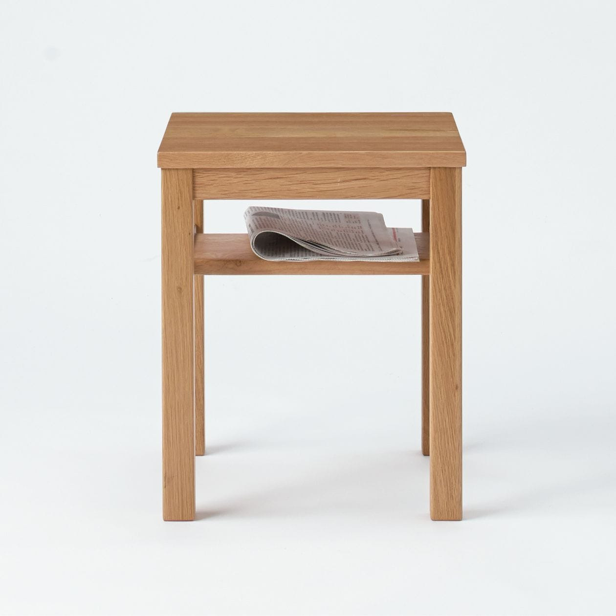 Stolik nocny / taboret dąb