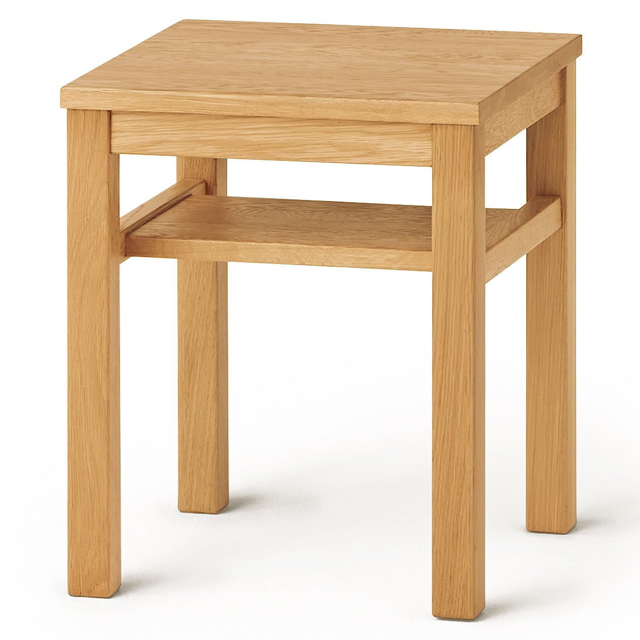 Stolik nocny / taboret dąb