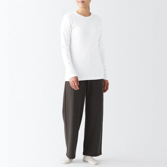 Koszulka termiczna z wełną biała