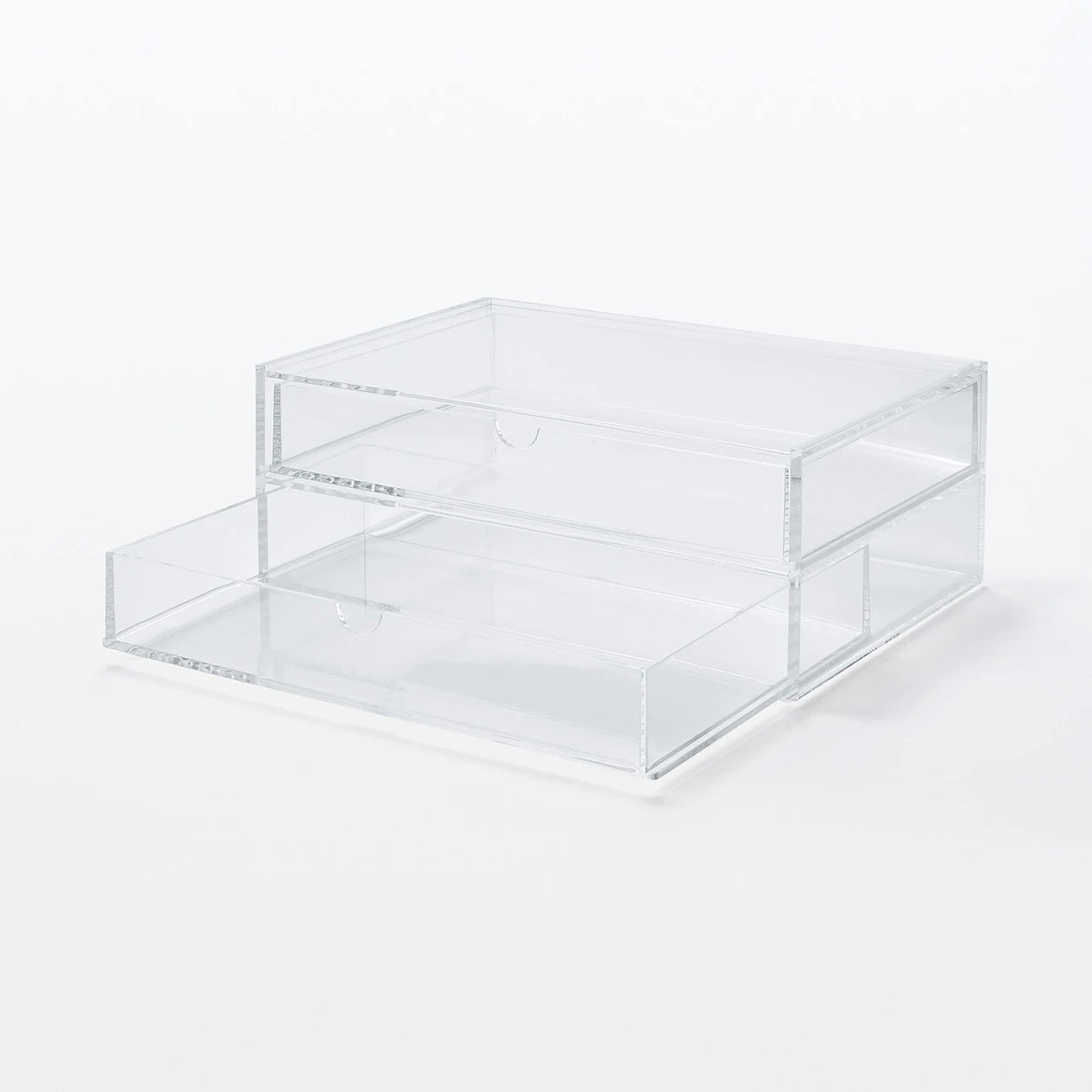 Organizer z 2 szufladami akrylowy L