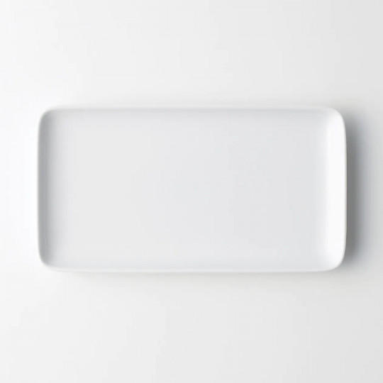 Talerz prostokątny z porcelany Hakuji duży