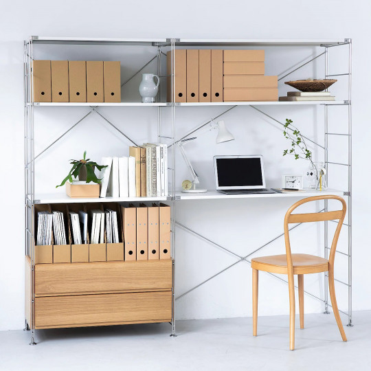 Segregator ścięty 5szt beżowy