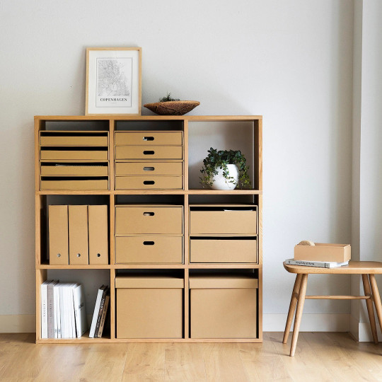 Segregator ścięty 5szt beżowy