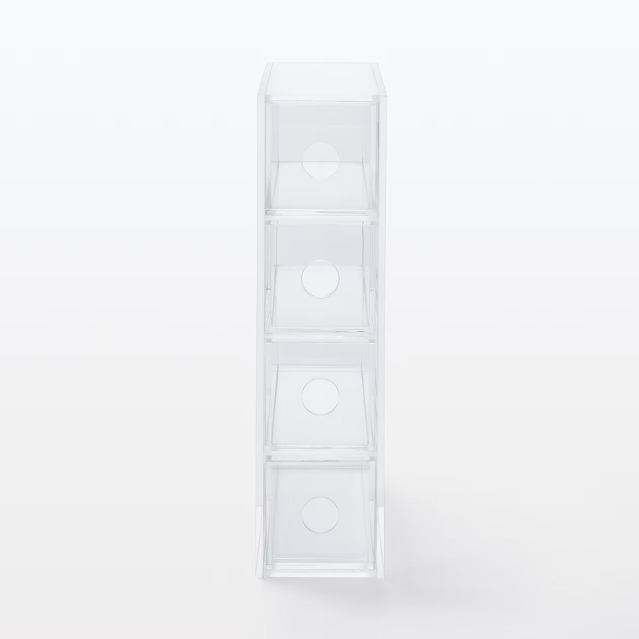 Organizer pionowy z 4 szufladami akrylowy