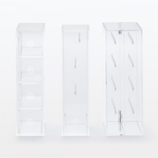 Organizer pionowy z 4 szufladami akrylowy