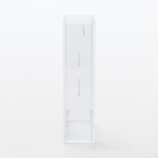 Gablota akrylowa z wieszakami na biżuterię