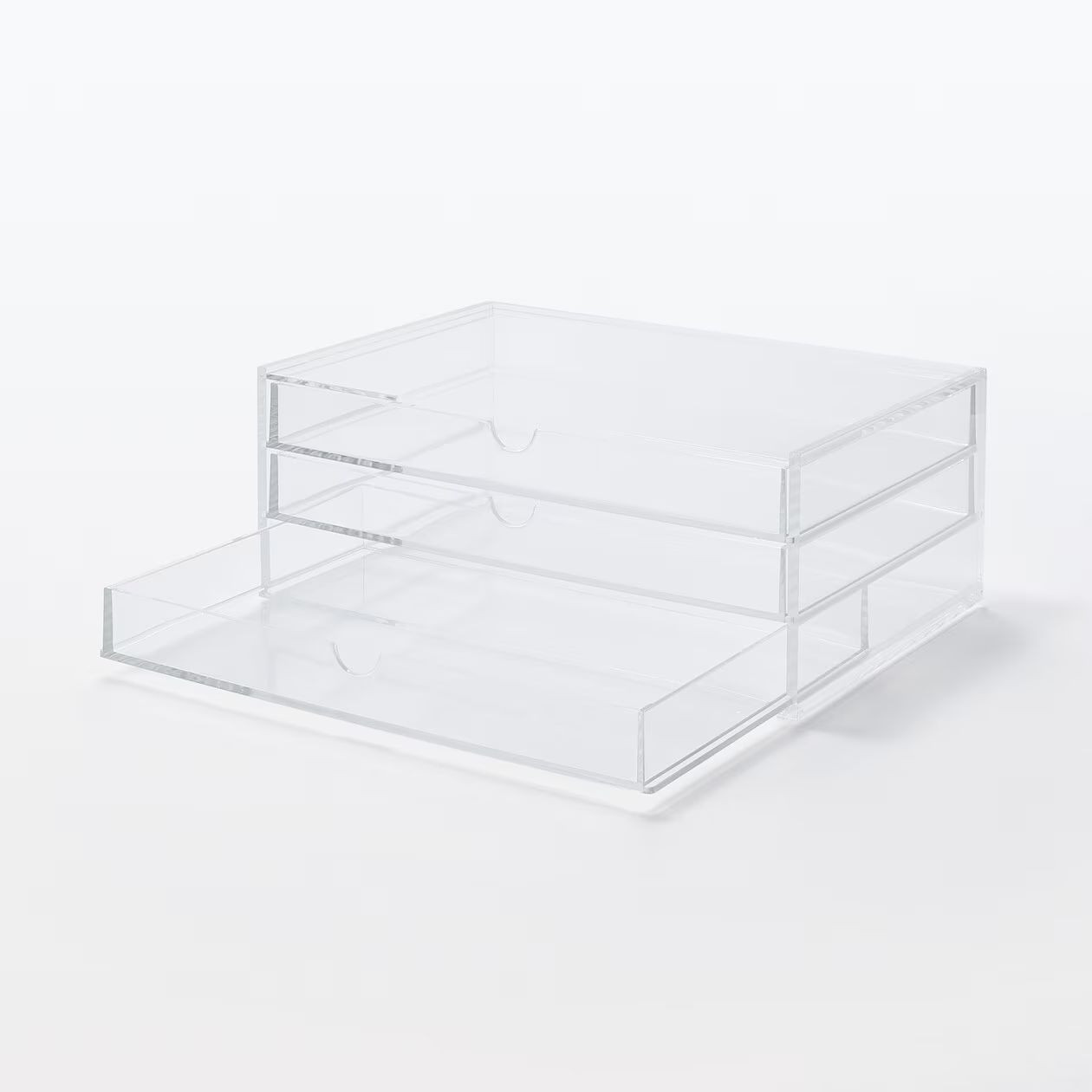 Organizer z 3 szufladami akrylowy L