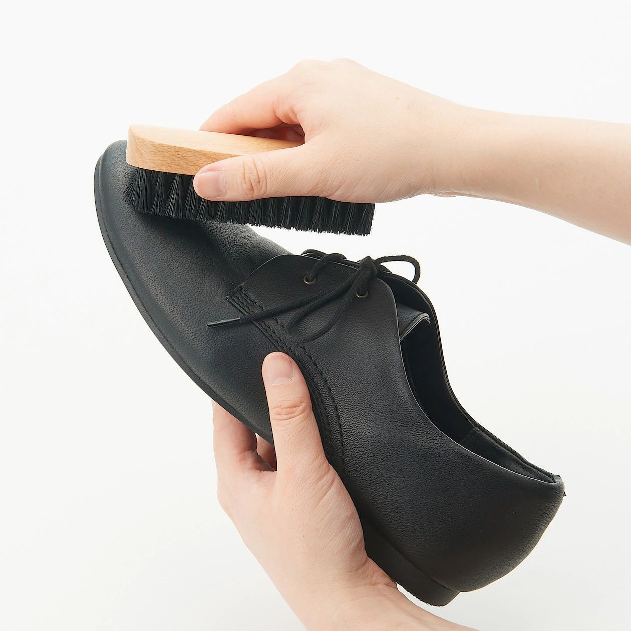 Szczotka do polerowania butów - buk