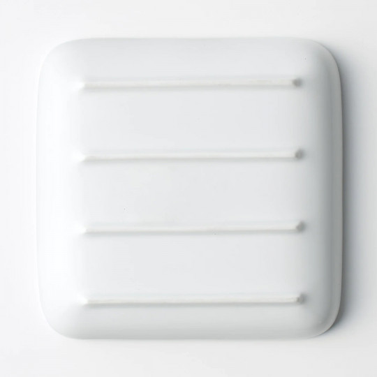 Talerz kwadratowy z porcelany Hakuji mały
