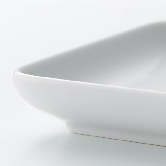 Talerz kwadratowy z porcelany Hakuji mały